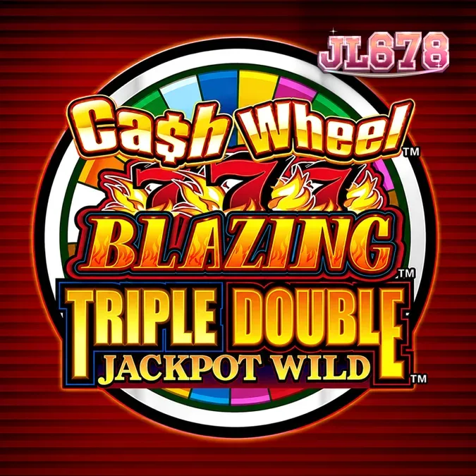 Cash Wheel Blazing 777 Triple Double Jackpot Wild slot game interface
